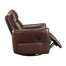  Manufacturer Color_Brown -- Thomas 9713BRW-1SW Swivel Glider Reclining Chair IMAGE 8