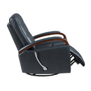  Manufacturer Color_Dark blue -- Homelegance Margot Swivel Glider Recliner IMAGE 10