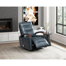  Manufacturer Color_Dark blue -- Homelegance Margot Swivel Glider Recliner IMAGE 13