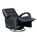  Manufacturer Color_Dark blue -- Homelegance Margot Swivel Glider Recliner IMAGE 9