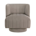  Manufacturer Color_Taupe -- Homelegance Joyce Swivel Fabric Chair IMAGE 1