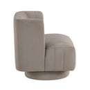  Manufacturer Color_Taupe -- Homelegance Joyce Swivel Fabric Chair IMAGE 3