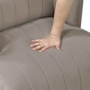  Manufacturer Color_Taupe -- Homelegance Joyce Swivel Fabric Chair IMAGE 7
