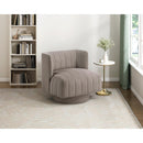  Manufacturer Color_Taupe -- Homelegance Joyce Swivel Fabric Chair IMAGE 8