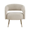  Manufacturer Color_Taupe -- Homelegance Roslyn Stationary Fabric Accent Chair IMAGE 1