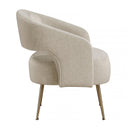  Manufacturer Color_Taupe -- Homelegance Roslyn Stationary Fabric Accent Chair IMAGE 4