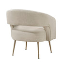 Manufacturer Color_Taupe -- Homelegance Roslyn Stationary Fabric Accent Chair IMAGE 5
