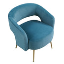  Manufacturer Color_Dark teal -- Roslyn 1024DTL-1 Accent Chair IMAGE 3