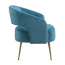  Manufacturer Color_Dark teal -- Roslyn 1024DTL-1 Accent Chair IMAGE 4