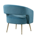  Manufacturer Color_Dark teal -- Roslyn 1024DTL-1 Accent Chair IMAGE 5