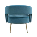  Manufacturer Color_Dark teal -- Roslyn 1024DTL-1 Accent Chair IMAGE 6