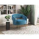  Manufacturer Color_Dark teal -- Roslyn 1024DTL-1 Accent Chair IMAGE 8