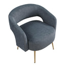  Manufacturer Color_Dark grey -- Roslyn 1024DGY-1 Accent Chair IMAGE 3