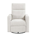  Manufacturer Color_Newsprint -- Olathe 9504NPF-1 Swivel Glider Reclining Chair IMAGE 1