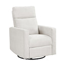  Manufacturer Color_Newsprint -- Olathe 9504NPF-1 Swivel Glider Reclining Chair IMAGE 2