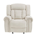  Manufacturer Color_Beige -- Nutmeg 9901BE-1 Glider Reclining Chair IMAGE 1