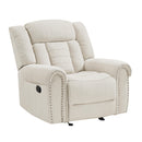  Manufacturer Color_Beige -- Nutmeg 9901BE-1 Glider Reclining Chair IMAGE 2