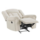  Manufacturer Color_Beige -- Nutmeg 9901BE-1 Glider Reclining Chair IMAGE 7
