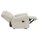  Manufacturer Color_Beige -- Nutmeg 9901BE-1 Glider Reclining Chair IMAGE 9