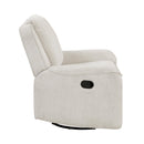  Manufacturer Color_Beige -- Monterey 8530BE-1 Swivel Reclining Chair IMAGE 3