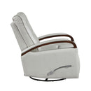  Manufacturer Color_Smoke -- Margot 9708SM-1SW Swivel Glider Reclining Chair IMAGE 3