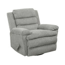  Manufacturer Color_Grey -- Oxford 9725GRY-1SW Swivel Glider Reclining Chair IMAGE 2