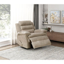  Manufacturer Color_Brown -- Oxford 9725BRW-1SW Swivel Glider Reclining Chair IMAGE 11