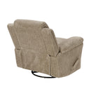  Manufacturer Color_Brown -- Oxford 9725BRW-1SW Swivel Glider Reclining Chair IMAGE 4