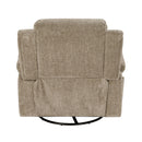  Manufacturer Color_Brown -- Oxford 9725BRW-1SW Swivel Glider Reclining Chair IMAGE 5