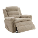  Manufacturer Color_Brown -- Oxford 9725BRW-1SW Swivel Glider Reclining Chair IMAGE 6