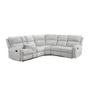  Homelegance Thorne 8406GY*SC 3 pc Reclining Sectional with Left Console IMAGE 1