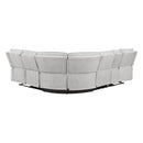  Homelegance Thorne 8406GY*SC 3 pc Reclining Sectional with Left Console IMAGE 3