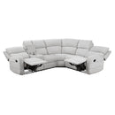  Homelegance Thorne 8406GY*SC 3 pc Reclining Sectional with Left Console IMAGE 4