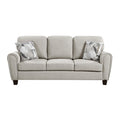  Manufacturer Color_Grey -- Homelegance Lemond Stationary Fabric Sofa IMAGE 1