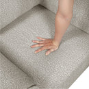  Manufacturer Color_Grey -- Homelegance Lemond Stationary Fabric Sofa IMAGE 6
