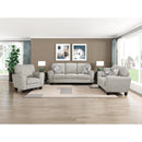  Manufacturer Color_Grey -- Homelegance Lemond Stationary Fabric Sofa IMAGE 8