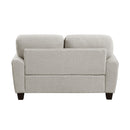  Manufacturer Color_Grey -- Homelegance Lemond Stationary Fabric Loveseat IMAGE 4