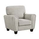  Manufacturer Color_Grey -- Homelegance Lemond Stationary Fabric Chair IMAGE 2