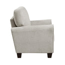  Manufacturer Color_Grey -- Homelegance Lemond Stationary Fabric Chair IMAGE 3