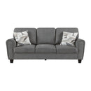  Manufacturer Color_Dark grey -- Lemond 9214NGH-3 Sofa IMAGE 1