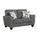  Manufacturer Color_Dark grey -- Lemond 9214NGH-2 Love Seat IMAGE 2