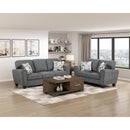  Manufacturer Color_Dark grey -- Lemond 9214NGH-2 Love Seat IMAGE 7