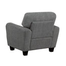  Manufacturer Color_Dark grey -- Lemond 9214NGH-1 Chair IMAGE 4