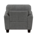  Manufacturer Color_Dark grey -- Lemond 9214NGH-1 Chair IMAGE 5