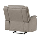  Manufacturer Color_Dove -- Dean 9646DV-1 Reclining Chair IMAGE 4