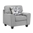  Manufacturer Color_Grey -- Homelegance Bennett Stationary Fabric Chair IMAGE 2