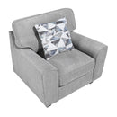  Manufacturer Color_Grey -- Homelegance Bennett Stationary Fabric Chair IMAGE 3