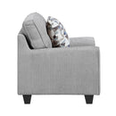  Manufacturer Color_Grey -- Homelegance Bennett Stationary Fabric Chair IMAGE 4