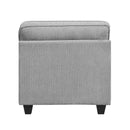 Manufacturer Color_Grey -- Homelegance Bennett Stationary Fabric Chair IMAGE 6