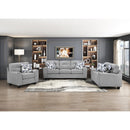  Manufacturer Color_Grey -- Homelegance Bennett Stationary Fabric Chair IMAGE 9